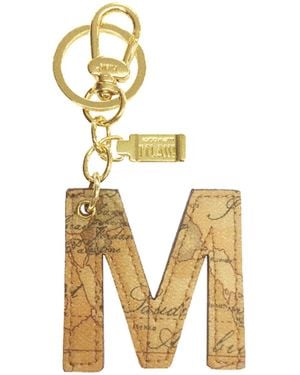 Alviero Martini 1A Classe Geo Classic M Keychain - Metallic