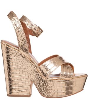 Paris Texas Heeled Sandals - Natural