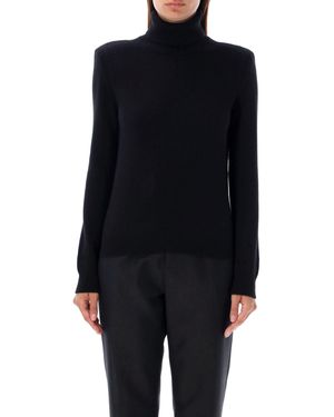 Tom Ford High Neck Knitwear - Blue