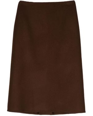 Ermanno Scervino Midi Skirt - Brown