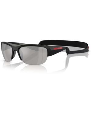 Prada Linea Rossa Sunglasses 0ps A01s - Black