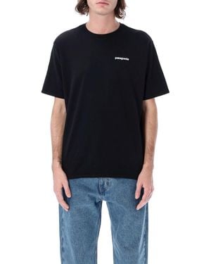 Patagonia P-6 Logo T-shirt - Black