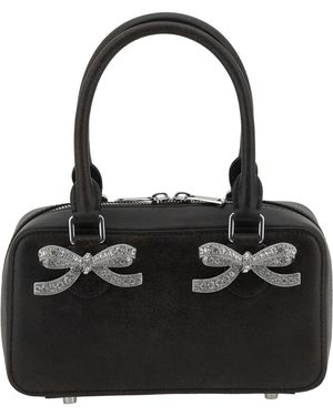 Self-Portrait Borsa a mano black distressed - Nero