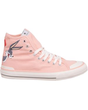 MOA Looney Tunes High-top Trainers - Pink