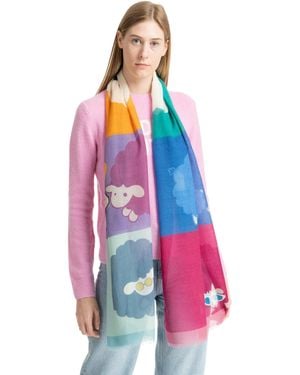 Barbieri Wool Scarf - Blue