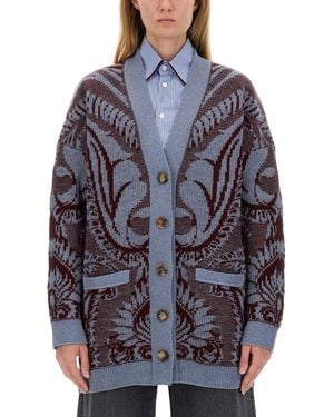 Etro Cardigan - Blue