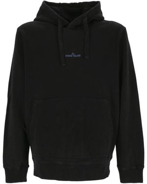 Stone Island Hoodie - Black