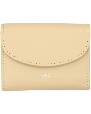 A.P.C. Geneve Credit Card Holder - Natural