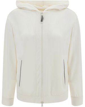 Brunello Cucinelli Hoodie - White