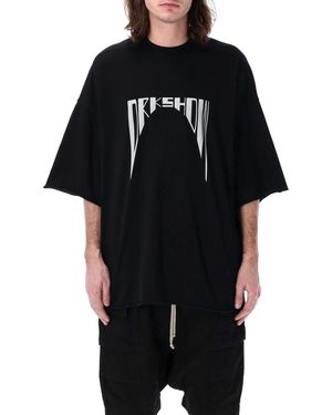 Rick Owens T-Shirt Con Laccio "Tommy" - Nero