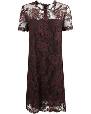 Ermanno Scervino Mini Dress - Brown