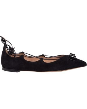 Ferragamo Claire Ballet Flats - Black