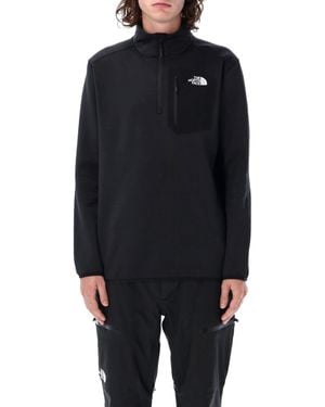 The North Face Crest 1/4 Sweatshirt - Black