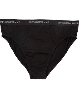 Emporio Armani Briefs - Black