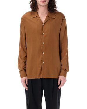 Cmmn Swdn Fluid Shirt - Brown