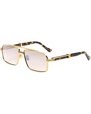 Bustout Sunglasses Python - Argento - Sn002 Verde in White