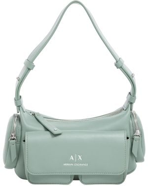 ARMANI EXCHANGE Borsa hobo - Verde