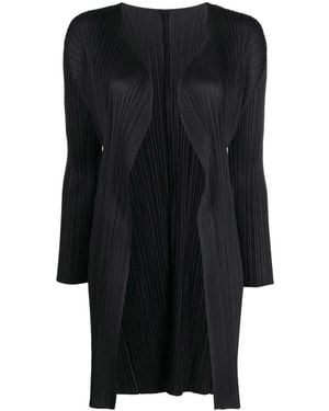 Pleats Please Issey Miyake Cardigan - Black