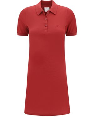 Courreges Vestito corto - Rosso