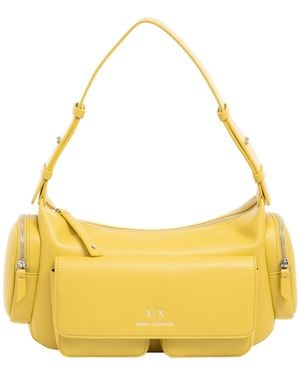 ARMANI EXCHANGE Rachel Hobo Bag - Yellow