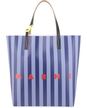 Marni Tribeca North/south Tote Bag - Blue