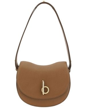 Burberry Rocking Horse Small Hobo Bag - Brown