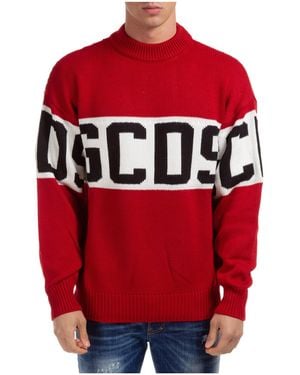 Gcds Band Logo Sweater - Red