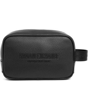 ARMANI EXCHANGE Toiletry Bag - Black