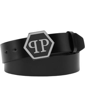 Philipp Plein Hexagon Belt - Black