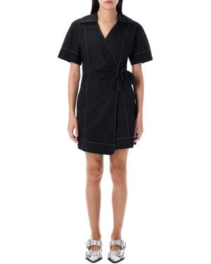 Ganni Mini Dress - Black