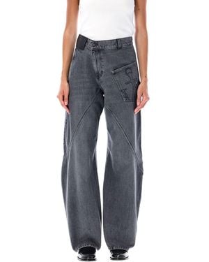 JW Anderson Twisted Jeans - Blue