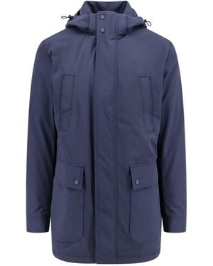 Paul & Shark Parka Jacket - Blue