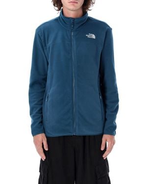 The North Face Polyester Full-Zip Fleece With Logo - Blue