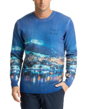 Mc2 Saint Barth Maglione king of the night - Blu