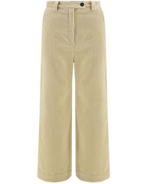 Massimo Alba Lamia Pants - Natural