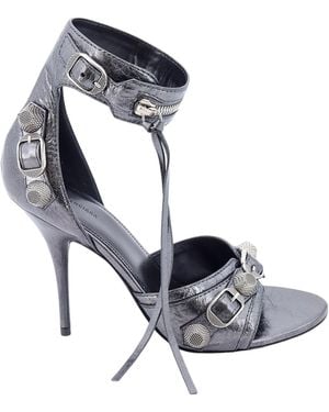 Balenciaga Le Cagole Heeled Sandals - Blue