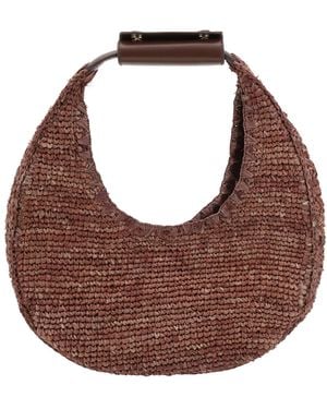 STAUD Moon Hobo Bag - Brown