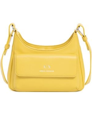 ARMANI EXCHANGE Hobo Bag - Yellow