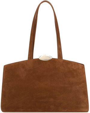Benedetta Bruzziches Shopping bag serena - Marrone