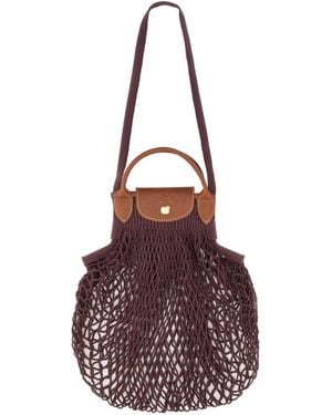 Longchamp Le Pliage Bucket Bag - Purple