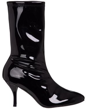 Stuart Weitzman Slaine Heeled Boots - Black