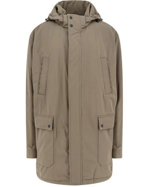 Paul & Shark Save The Sea Parka Jacket - Green