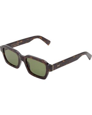Retrosuperfuture Occhiali da sole caro 3627 green - Metallizzato
