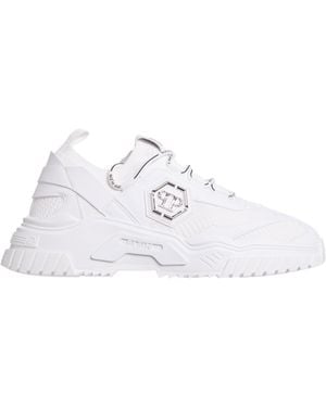 Philipp Plein Predator Trainers - White