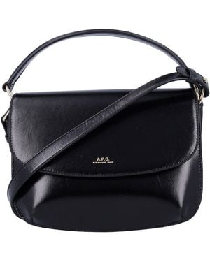 A.P.C. Sarah Mini Handbag - Black