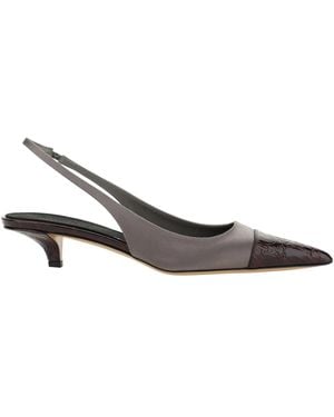 Paris Texas Miranda Court Shoes - Metallic