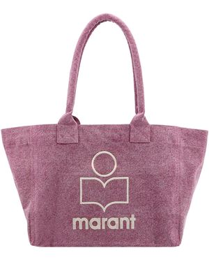 Isabel Marant Yenky Zipped Tote Bag - Purple