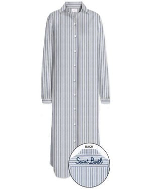Mc2 Saint Barth Adeline Long Dress - Grey