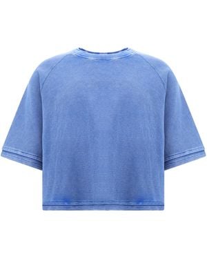 PDF CHANNEL Waffle T-shirt - Blue