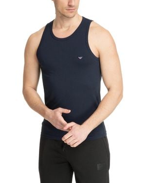 Emporio Armani Underwear Sleeveless T-shirt - Blue